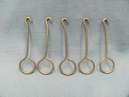 Metal Button Hooks (10) – Longest is 5 1/8” and Shortest is 3 1/8” - Light Wear