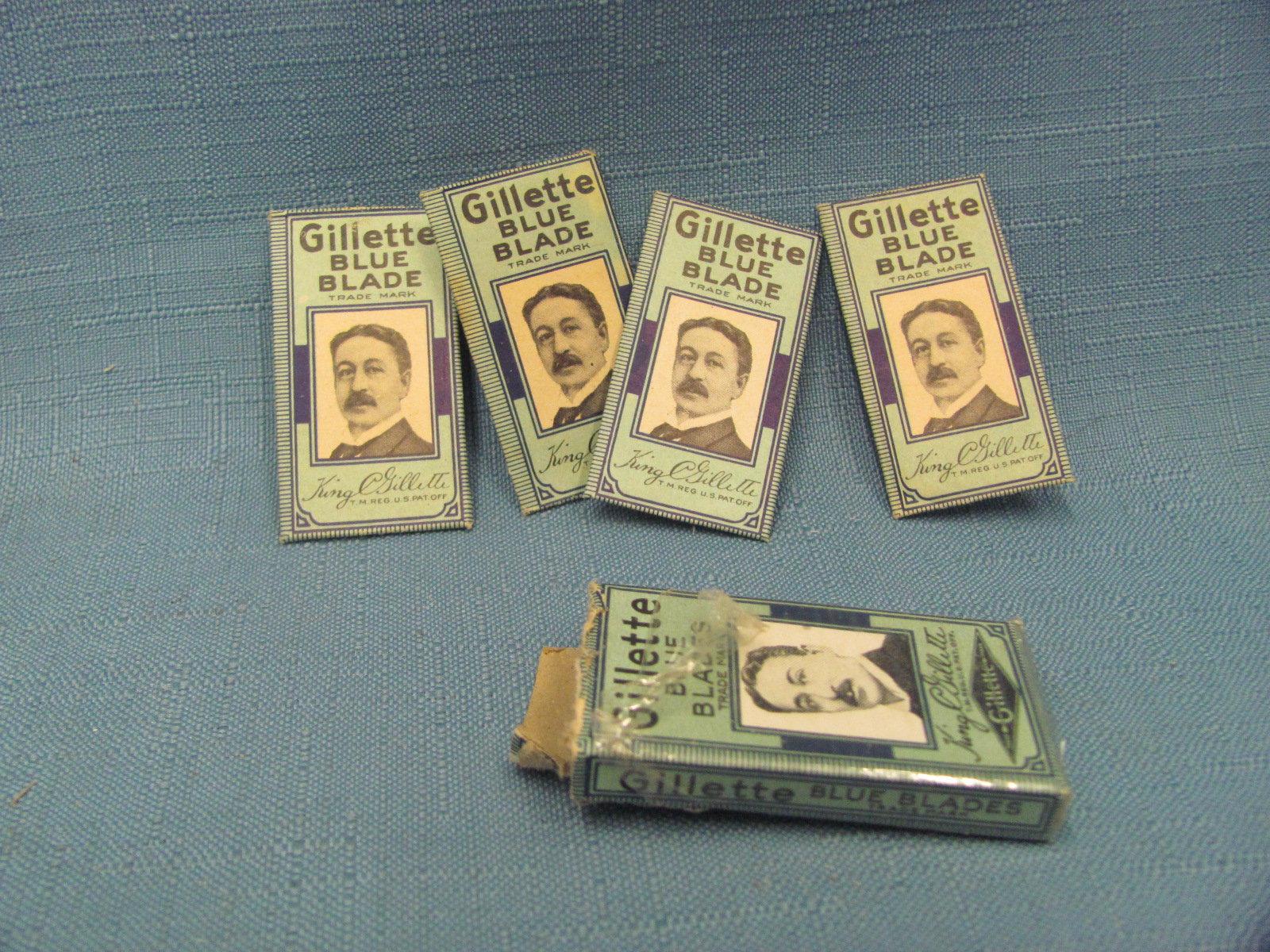 1952 Gillette Tech Razor With Blades – Original Box – Light Wear - Needs Cleaning