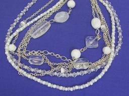 Lot of Necklaces – Glass, Ceramic, Plastic Beads – Various Lengths