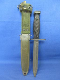 US M8AI  PWH M-7 Bayonet – BOC – Vietnam Era – Knife & Sheath