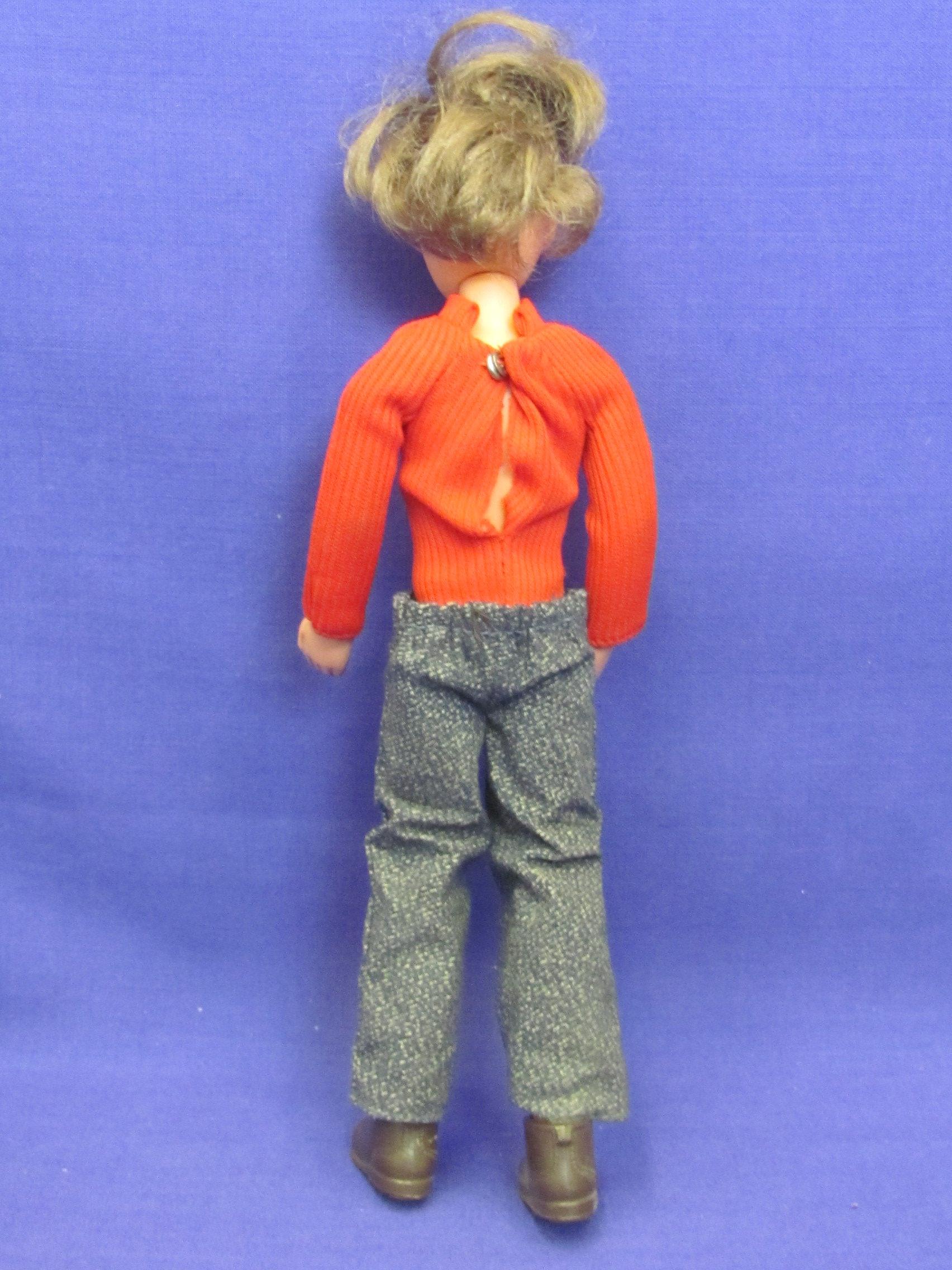 1973 Steve Sunshine Doll – From the Sunshine Family by Mattel – 9 1/4” w Original Clothes