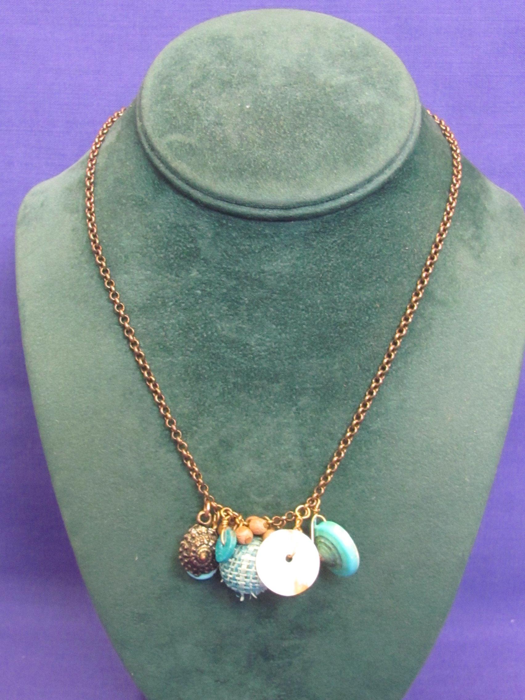 Mixed Lot of Jewelry in Blues & Greens – Necklaces – Bracelets & Earrings