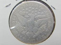 1898-S Barber Half Dollar – 90% Silver – Condition as shown in photos