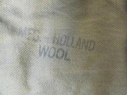 Men's Jacket – Size Medium? - Marked “Mfg. Holland Wool” - Drab-Olive Green/Gray -