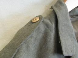 Men's Jacket – Size Medium? - Marked “Mfg. Holland Wool” - Drab-Olive Green/Gray -