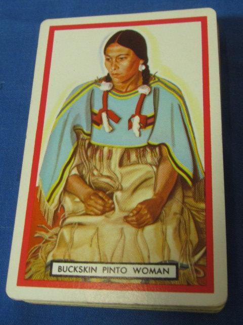 Great Northern Railroad With Buckskin Pinto Woman Playing Cards – Used – Complete