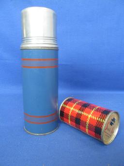 Keapsit Thermos Vacuum Bottle# B 2133 Cork Stopper & Tin Cup -& Skotch Ice - Hamilton