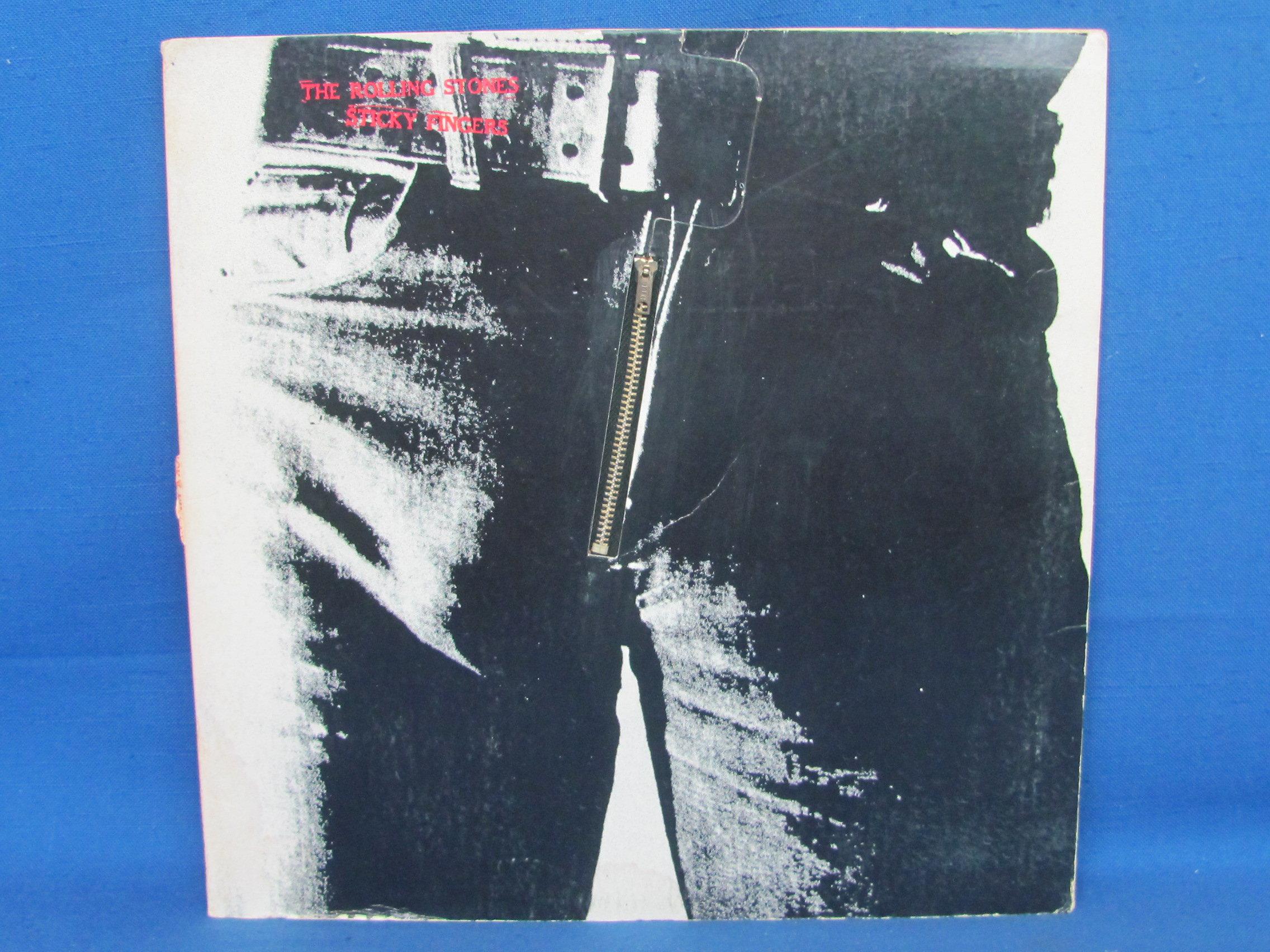 The Rolling Stones “Sticky Fingers” Vinyl Record Album – COC 59100 – Zipper Cover