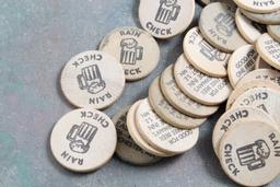 40 Vintage Eastside Inn, Rochester Minnesota Wooden Nickles