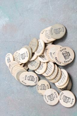 40 Vintage Eastside Inn, Rochester Minnesota Wooden Nickles