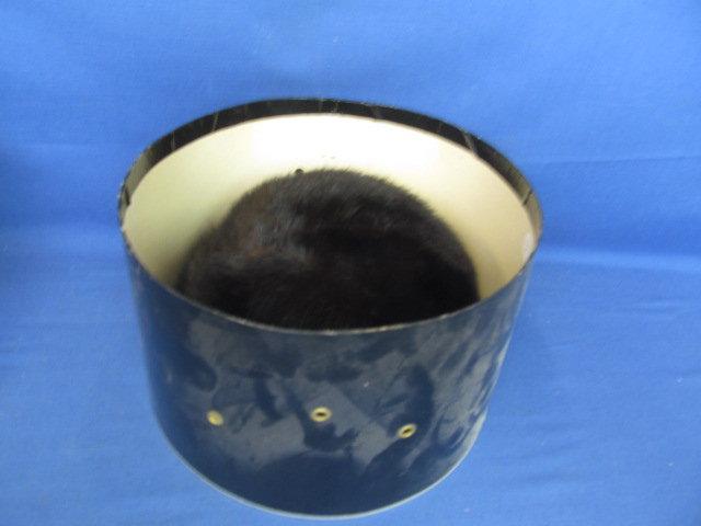 Vintage Betmar Elegante New York Paris  Dark  Mink Fur  Hat & Box