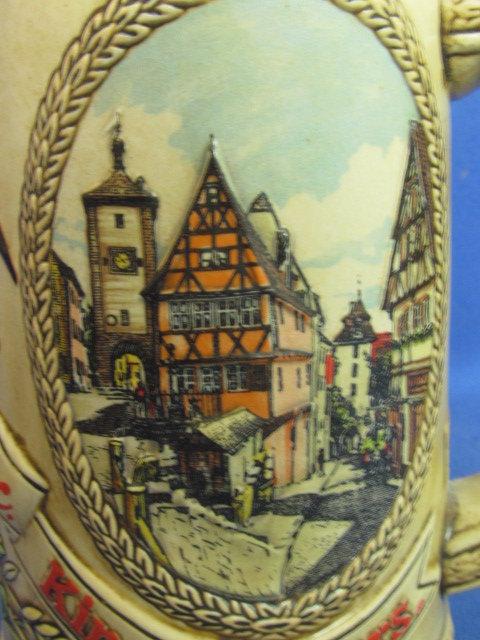 6 Unique Beer Steins: 5 Budweiser with 2 Scenes Each & Ducks Unlimited 1987 Wood Duck 1st Edition