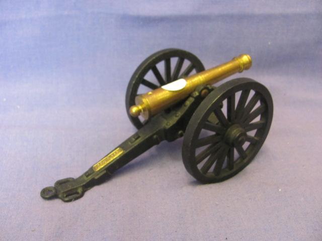 Cast Iron & Brass Plated Cannon – Pea Ridge National Military Park – 8” L