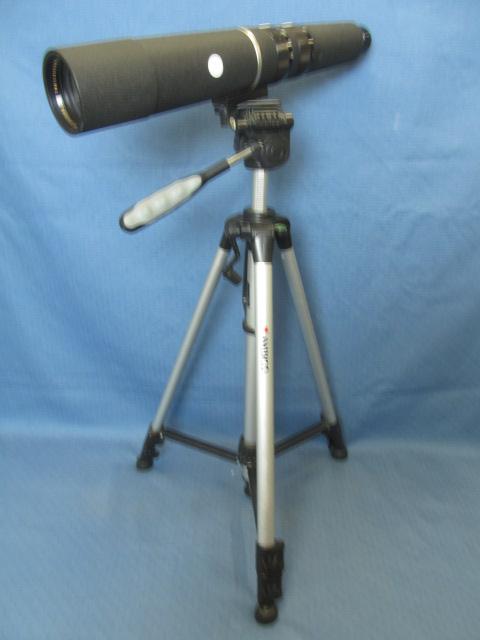 Telescope & Tripod – The Discoverer Bausch & Lomb Zoom 60mm  on a Ambico Tripod w/ Level
