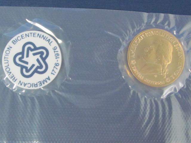 1976 Bicentennial First Day Cover - American Revolution George Washington Medal