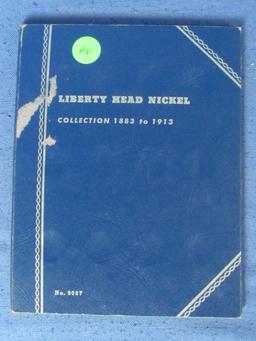 Liberty Head Nickel Book With 17 Dates - Includes 1886