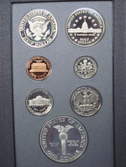 1989 US Mint Prestige Proof Set - 7 Coin Set - Includes Congressional Silver Dollar