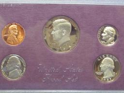 1985, 1986, 1987  & 1988 US Mint Proof Sets