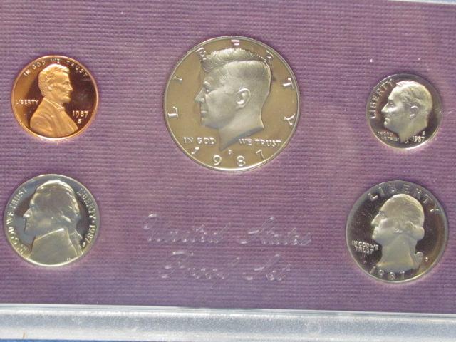 1985, 1986, 1987  & 1988 US Mint Proof Sets