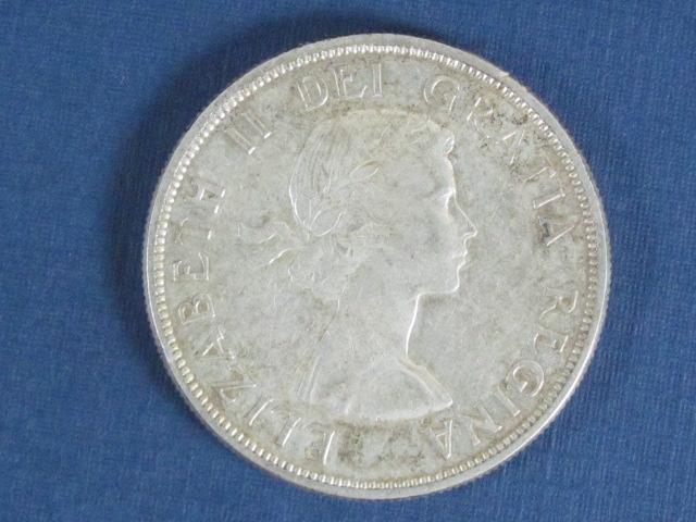 1957 Silver Canadian Dollar Coin - Weights 23.5 Grams