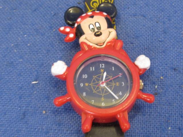 3 Mickey Mouse Watches:  2 are Lorus Quartz Japan