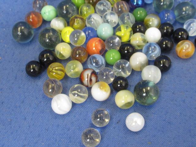 Vintage Marbles & Shooters – Glass – As in Photos