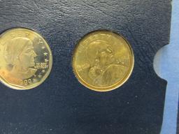 Susan B. Anthony Dollar Book – 16 Coins(Holds 18) – 1979-81, 1999 – As shown – Did not verify if eac