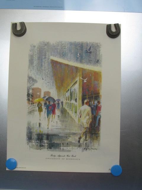 4 Vintage Prints – Ready To Frame: 3  U of M Landmarks by Ralph Avery © 1970  –  1992 Ice Palace pos