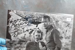 Roy Rogers & Dale Evans 8x10 B&W Reproduction Photo Happy Trails