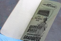 1941 WWII Era Oshkosh B'Gosh Souvenir National Corn Husking Contest Booklet