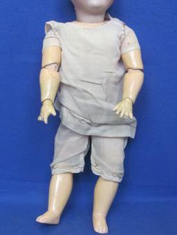 Armand Marseille Antique Doll – Bisque Head – Jointed Composition Body – 16” - Made in Germany