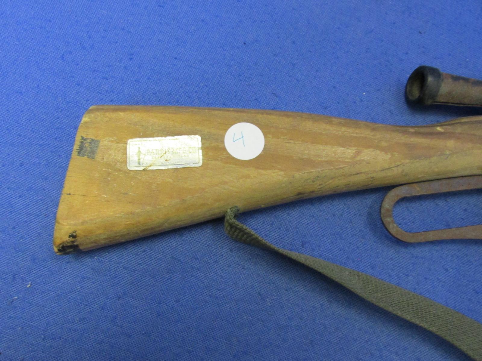 Vintage - BB Gun – Kadet Parris MFG. CO. Sticker – 26”L x 4”W (8” Built in Scope ) Works -