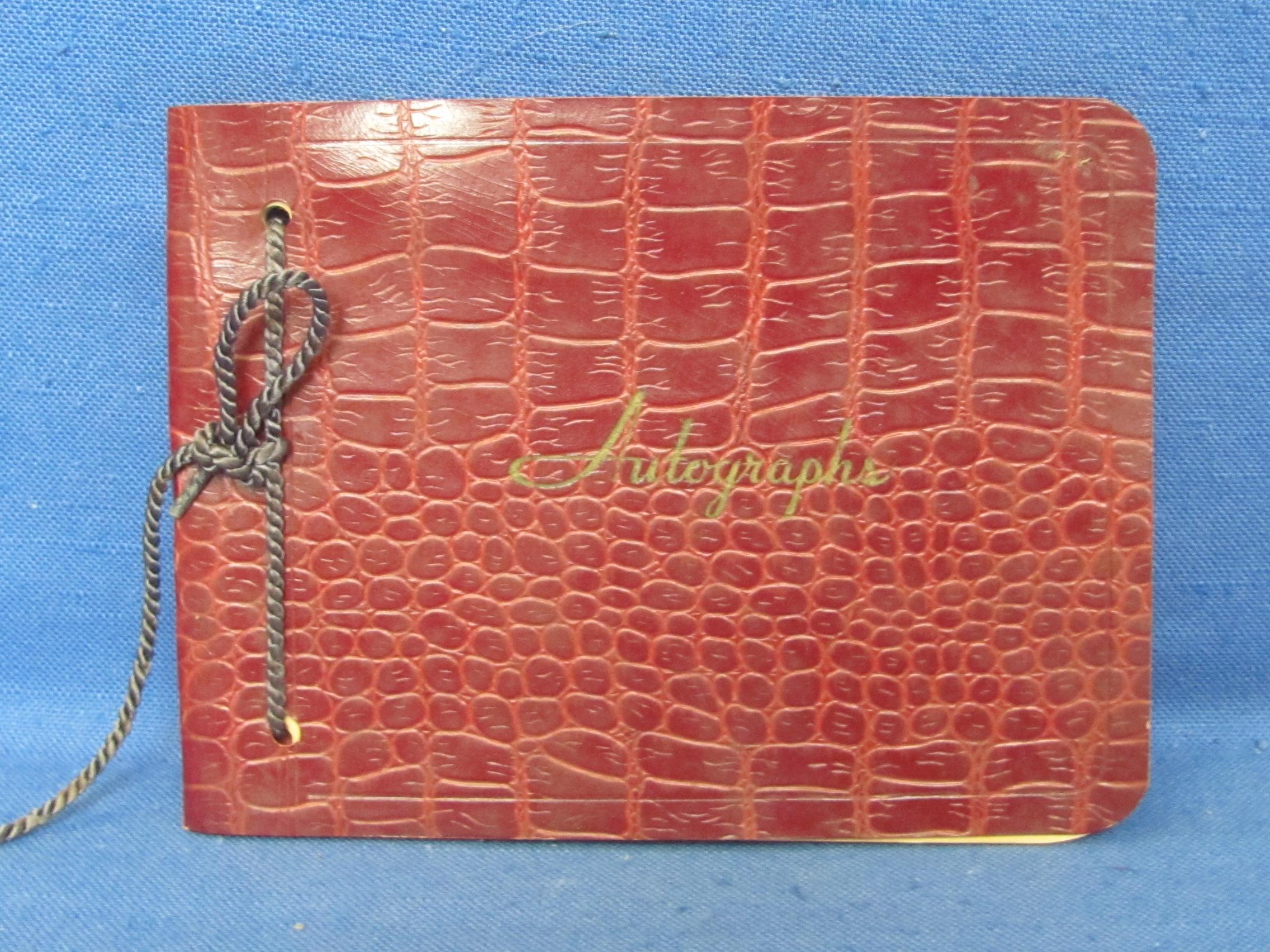 1906 Autograph Album – Celluloid Cover – Milwaukee, Wis. Plus unused Autograph Book