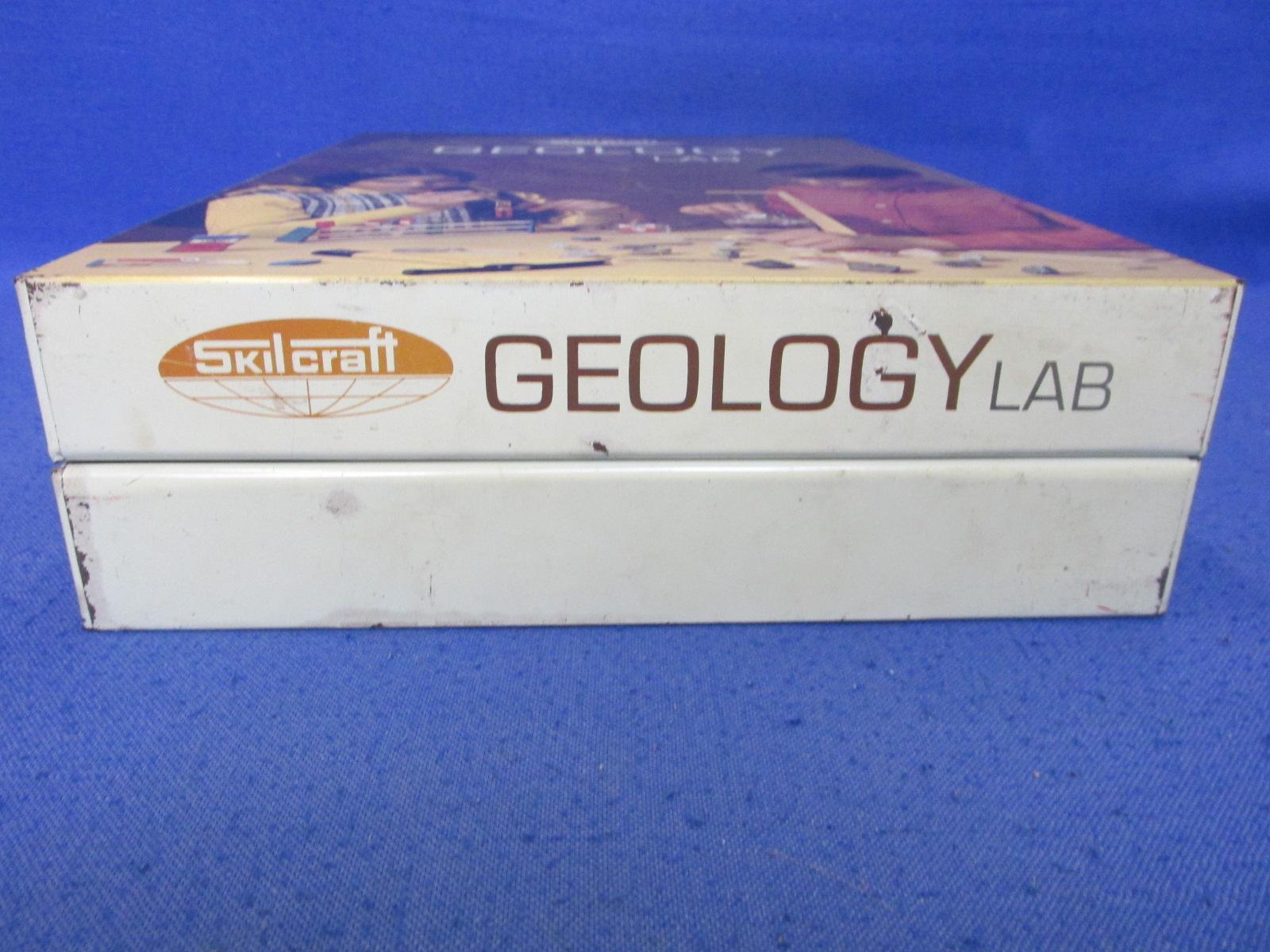 Lot Of 2 – (1) #505 Ohio Art Etch-A-Sketch (1) Tin Box (Empty) Skilcraft Geology Lab -