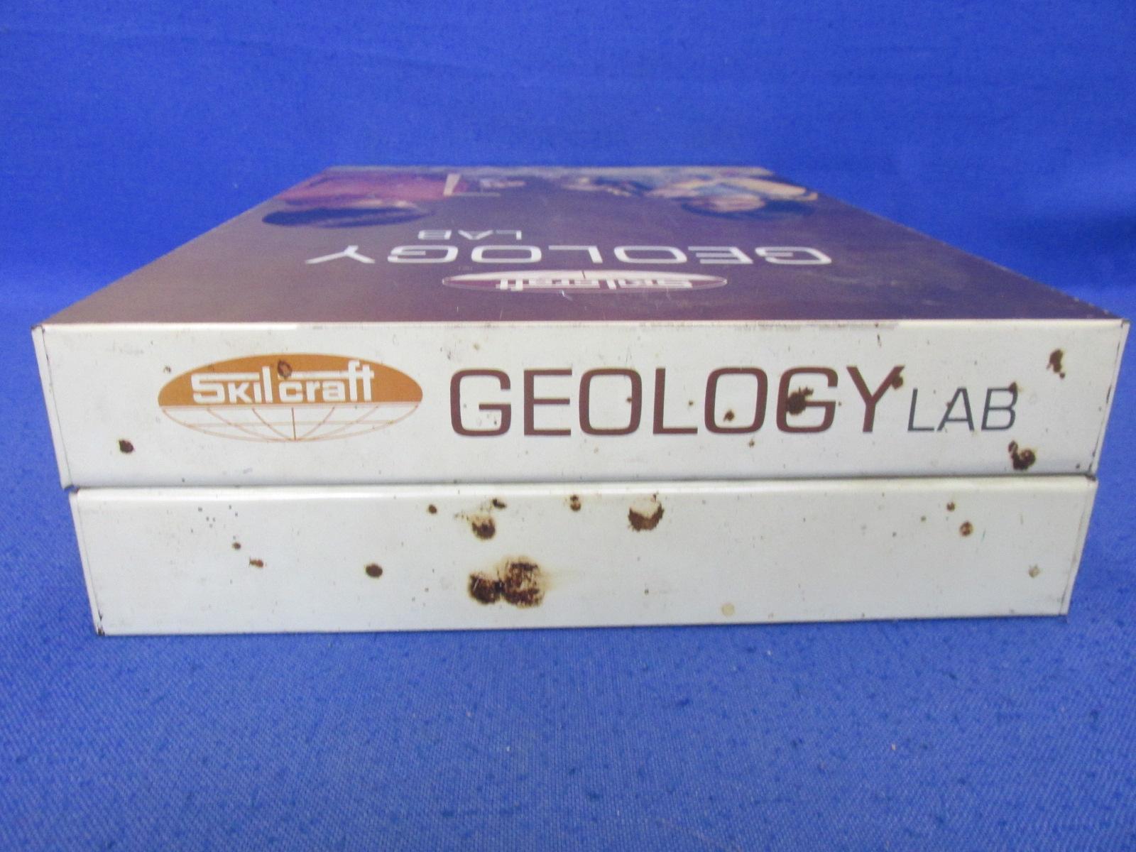 Lot Of 2 – (1) #505 Ohio Art Etch-A-Sketch (1) Tin Box (Empty) Skilcraft Geology Lab -