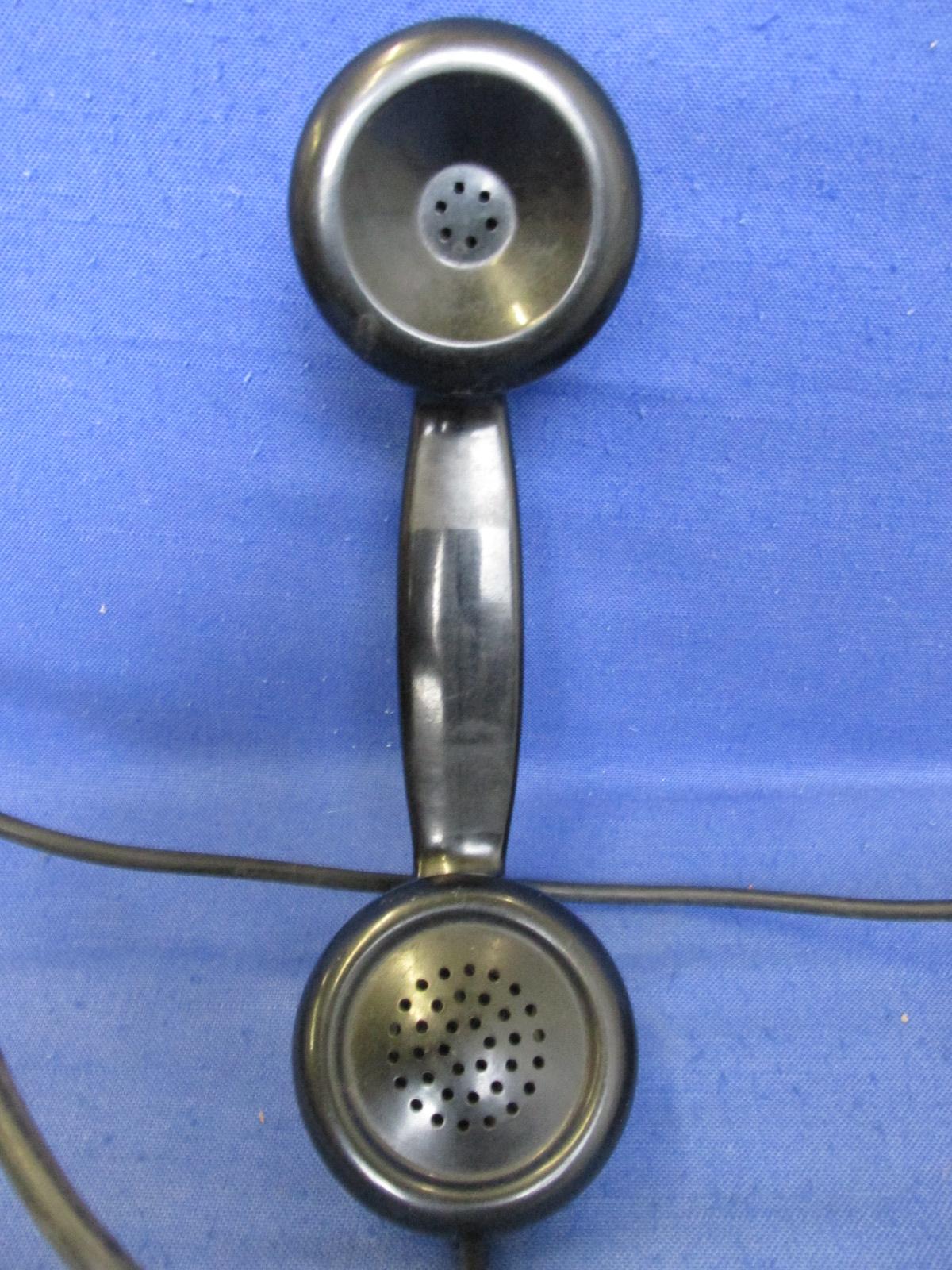 Vintage - Rotary Dial Desk Telephone – North Electric Mfg Galon, Ohio – 5 1/4”H x 7 1/2”W x 5 14”D –