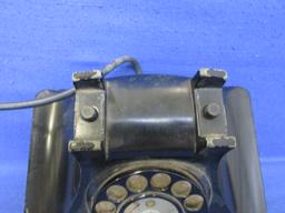 Vintage - Rotary Dial Desk Telephone – North Electric Mfg Galon, Ohio – 5 1/4”H x 7 1/2”W x 5 14”D –