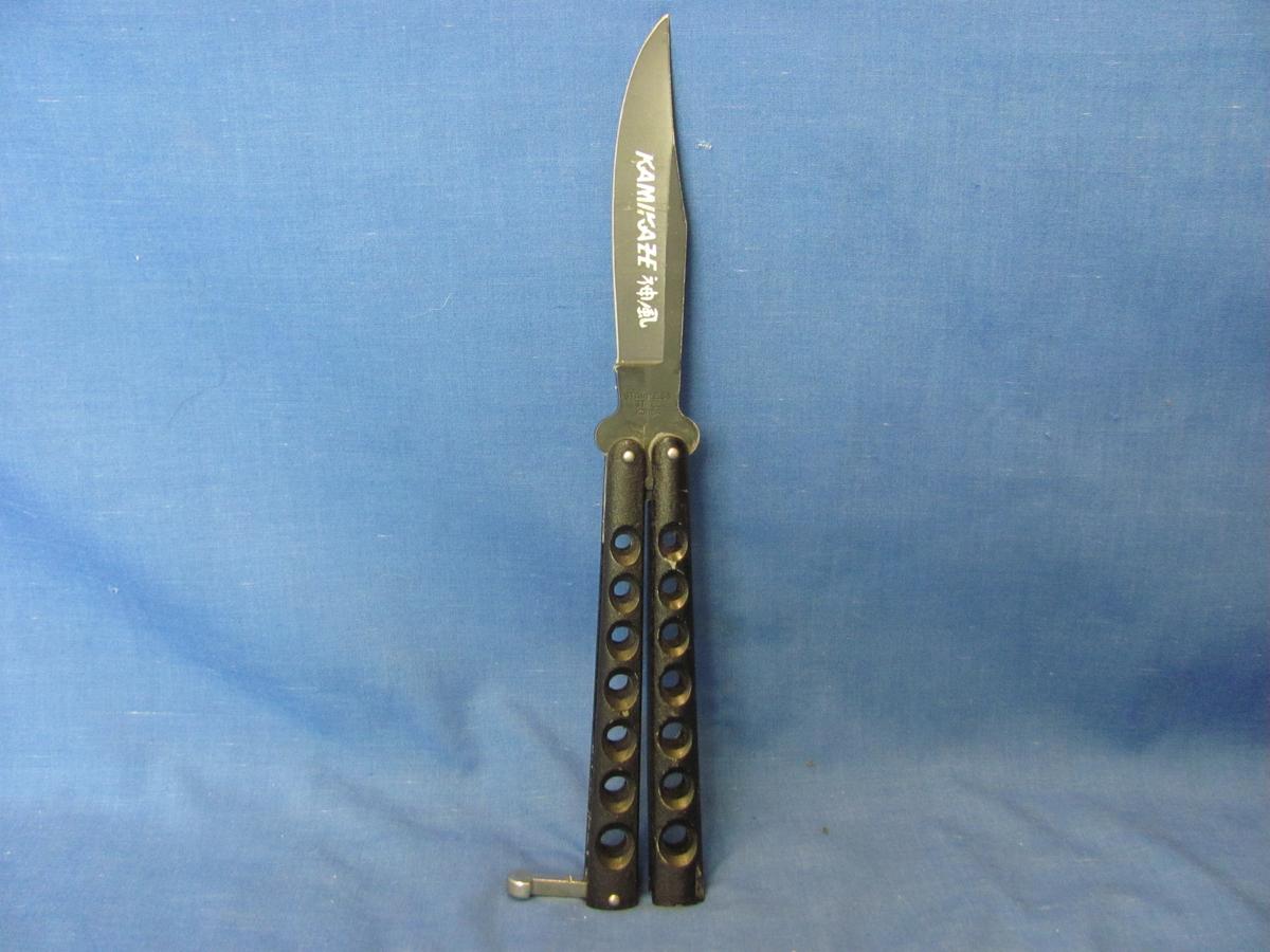 Kamikaze Folding Knife – Korea – Unfolded 9 1/8” L – As Shown