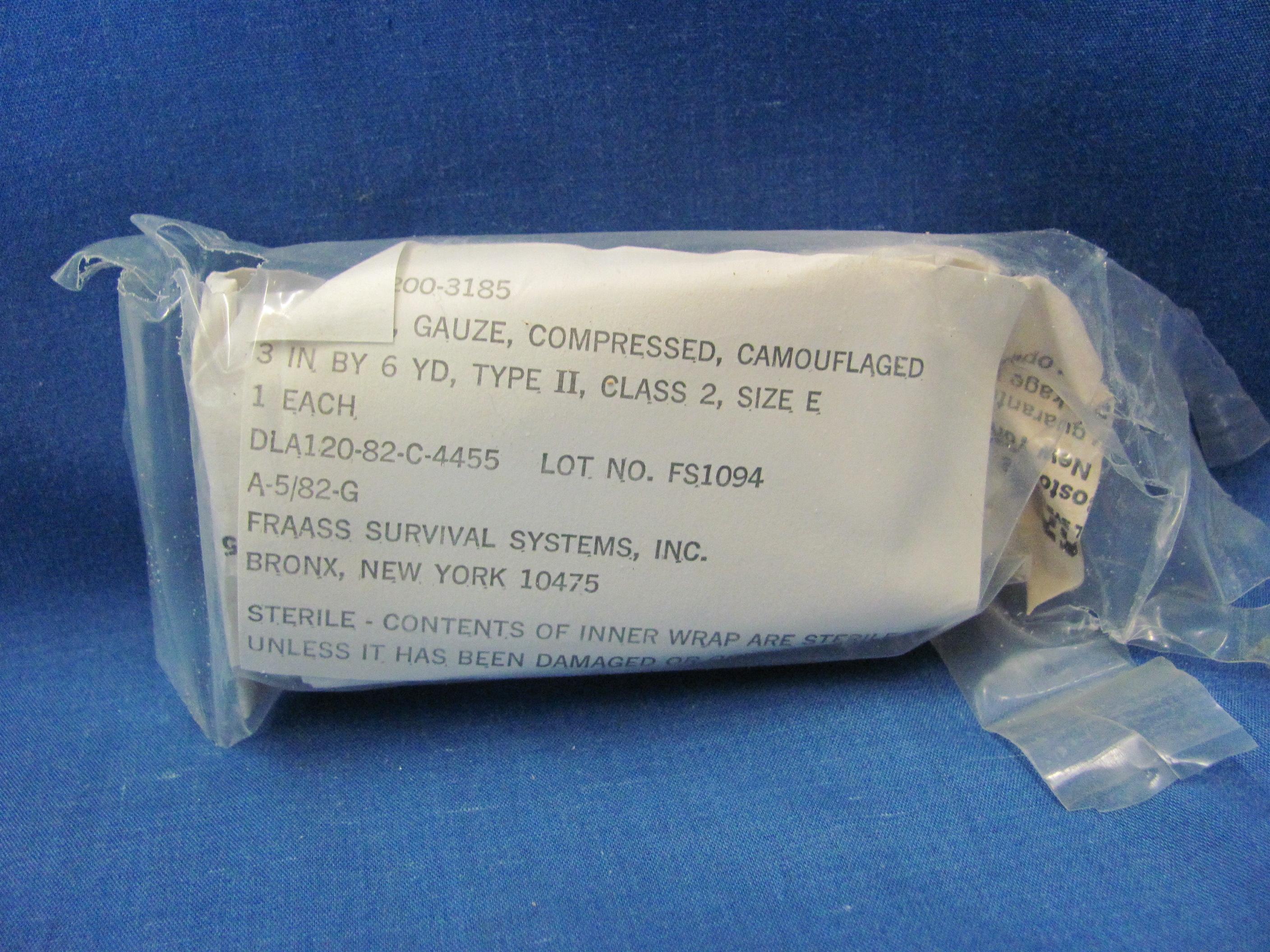 U.S. Military First Aid Kit & Other Medical Items – As Shown