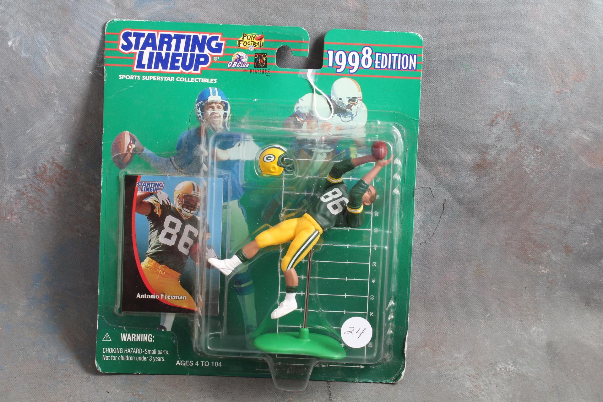 1998 Antonio Freeman Green Bay Packers Football Player Figurine Starting LineUp