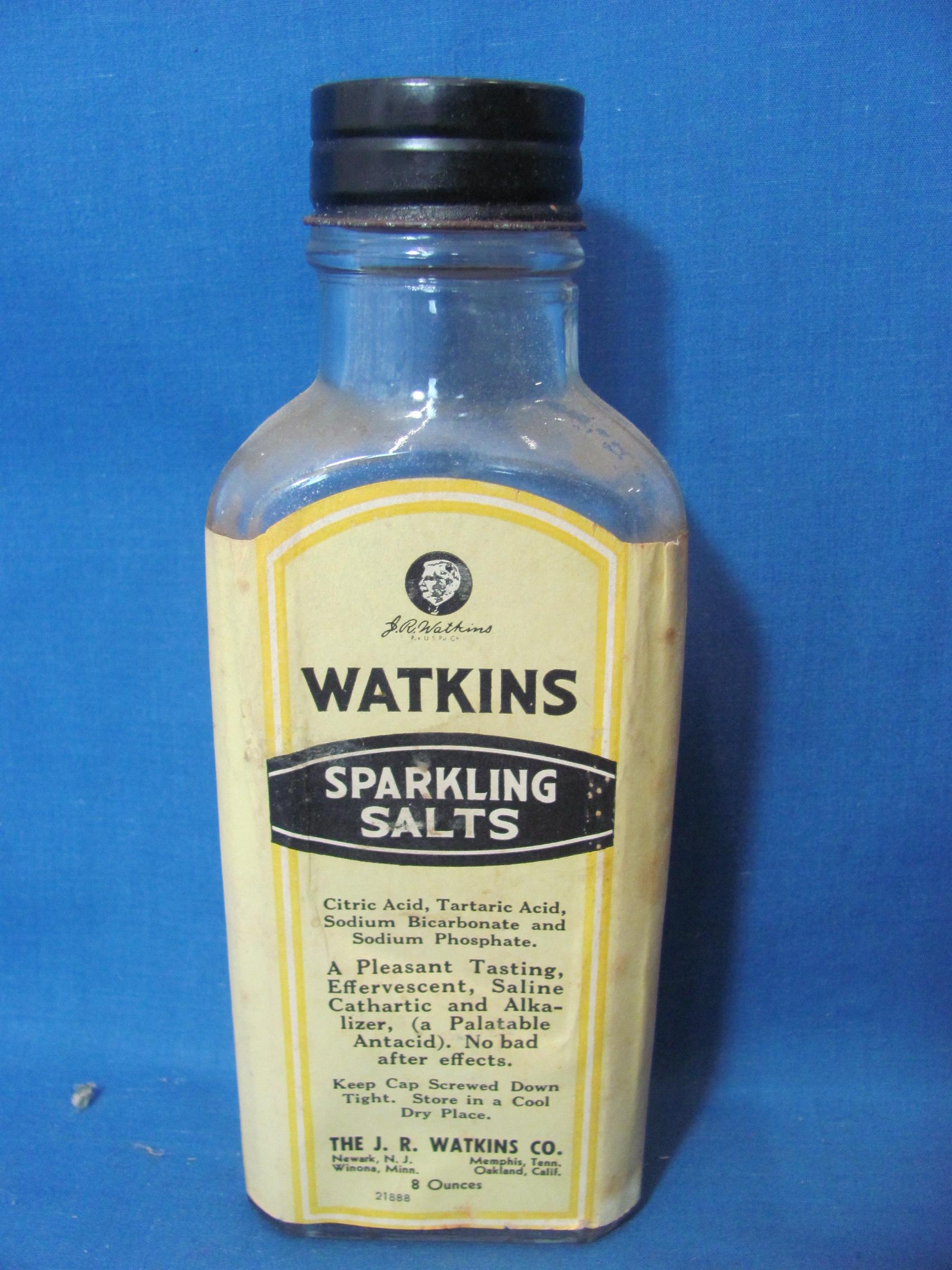 12 Items :Vintage Bottles/Tins & other Packaging – Great Shelf-Display Fillers - Colorful