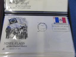 Vintage Book 1976 Official Collection Flags Of Our Fifty States “Only 25-Envelope & Stamp” -