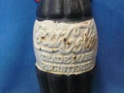 Cast Iron Door Knocker Coca Cola Bottle – Bottle 5 3/4” T – Piece Broke Back Side