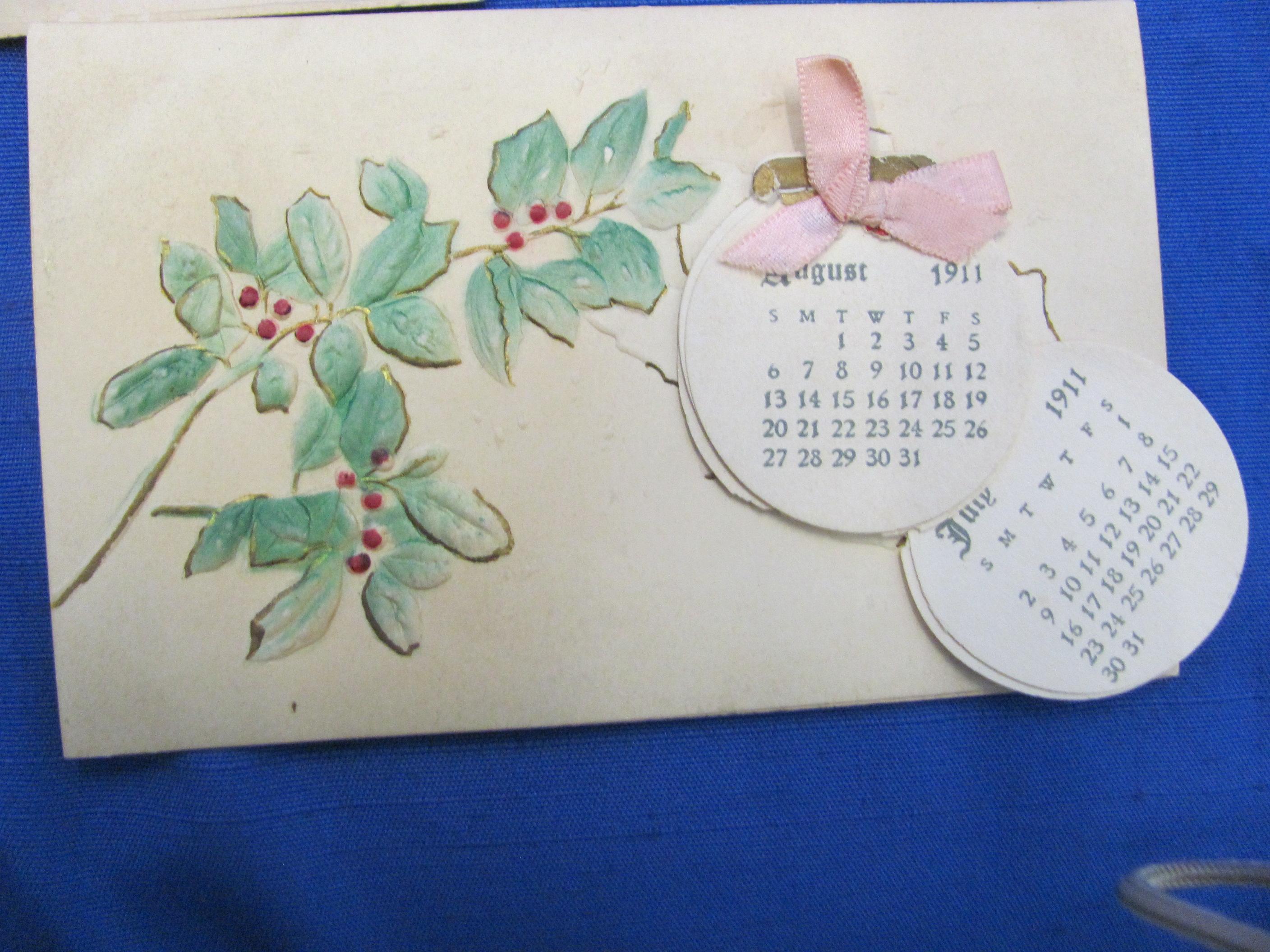 Post Cards: 100 Holiday/Birthday/Xmas – 1910's- Some have dates/postmarks: 1915, 1912, 1910 & 1919