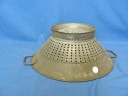 Metal Kitchen Ware – Grater – Food Chopper – Colander Strainer – As Shown