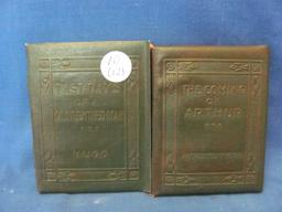 Little Leather Library Books (12) – 3” x 3 7/8” - As Shown