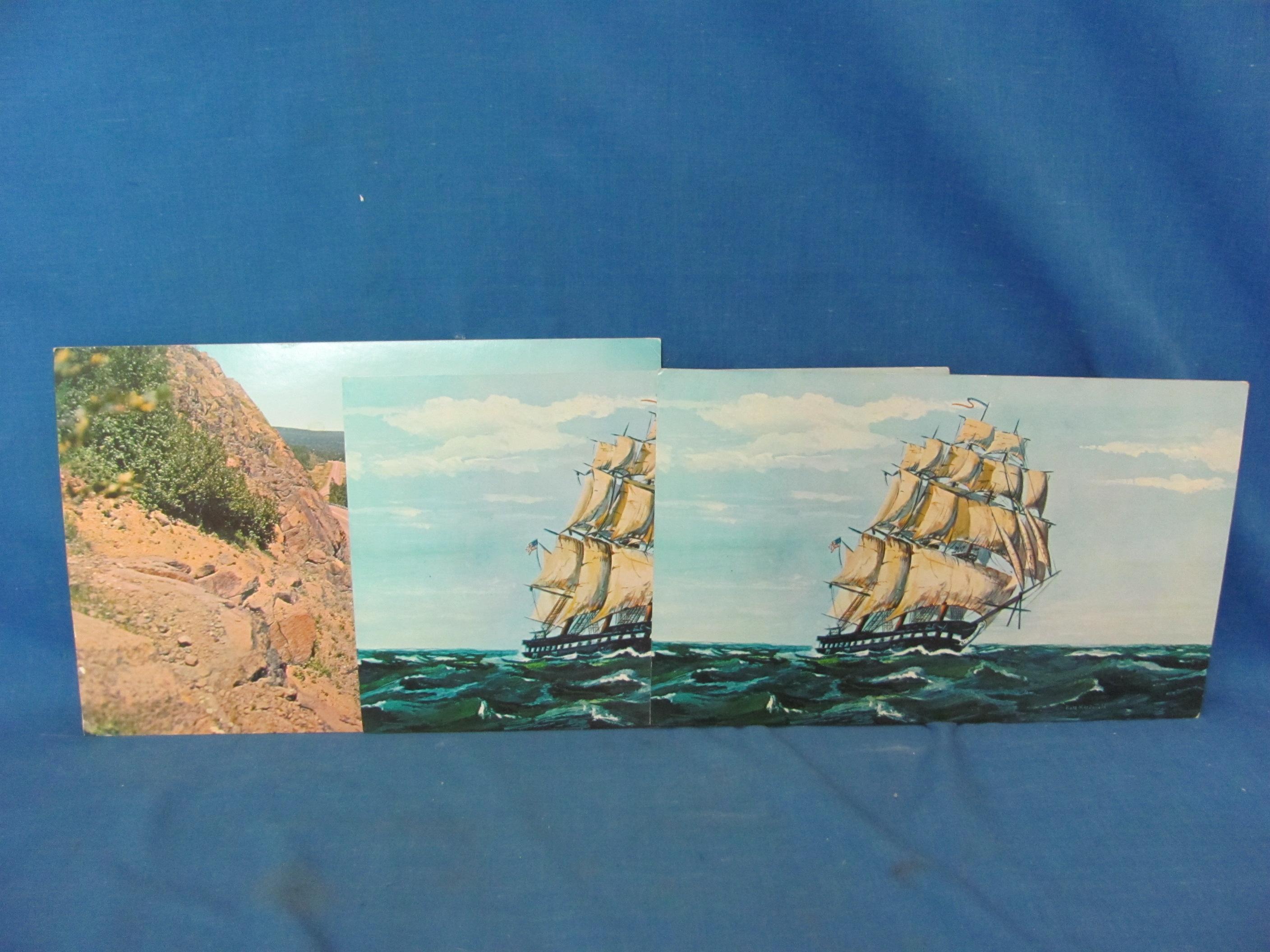 Postcards (19) – Booklets & Larger Cards – One Booklet Missing Some – As Shown