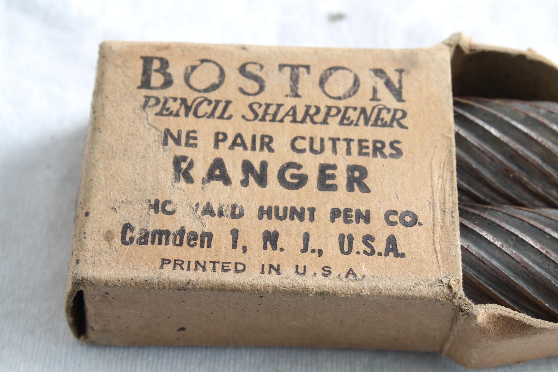 Vintage Boston Ranger Pair Replacement Pencil Sharpener Cutters New/Old Stock