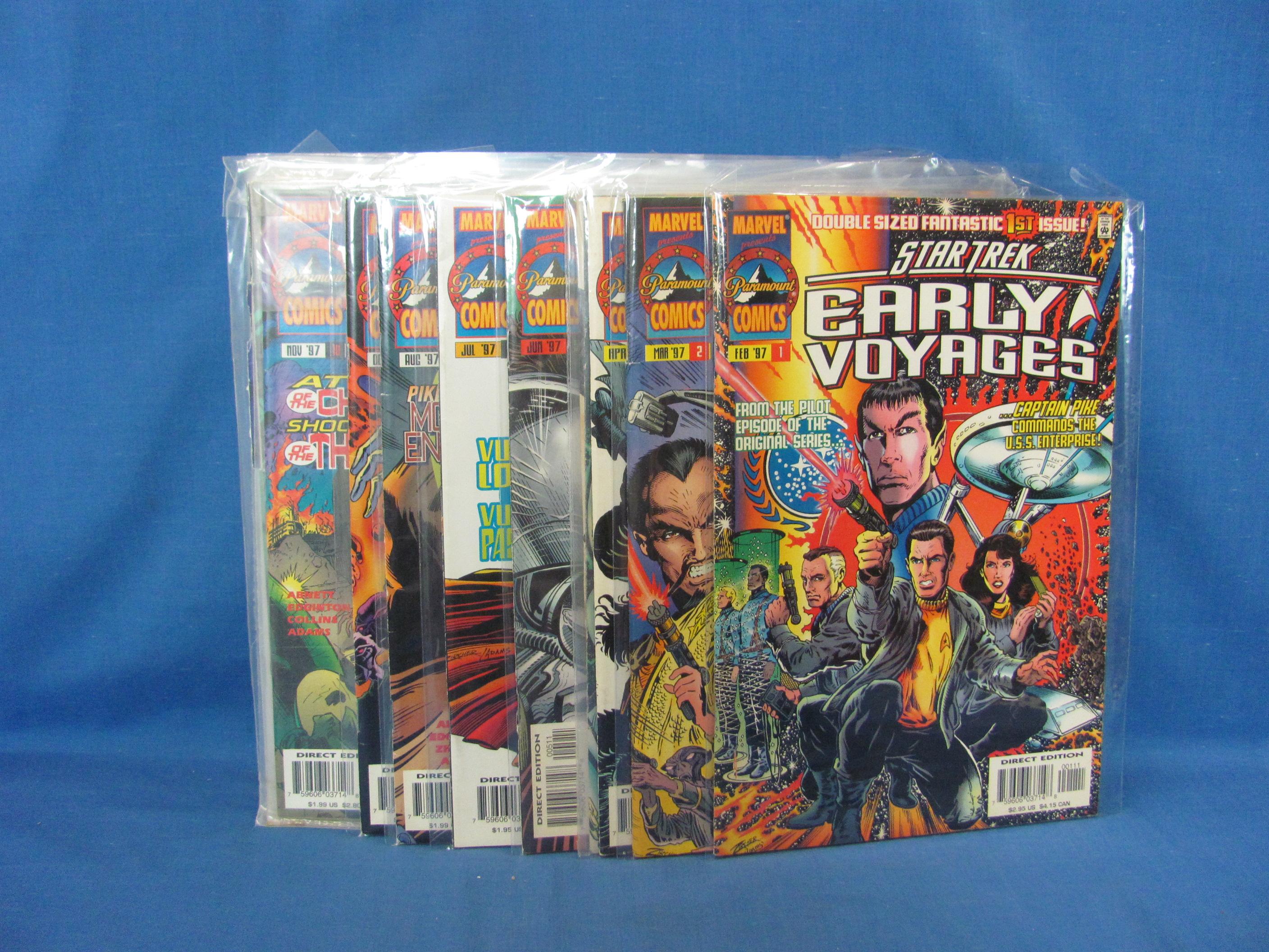 Marvel Star Trek Early Voyages Comic Books (17) – 1997-1998 – Issues 1-17