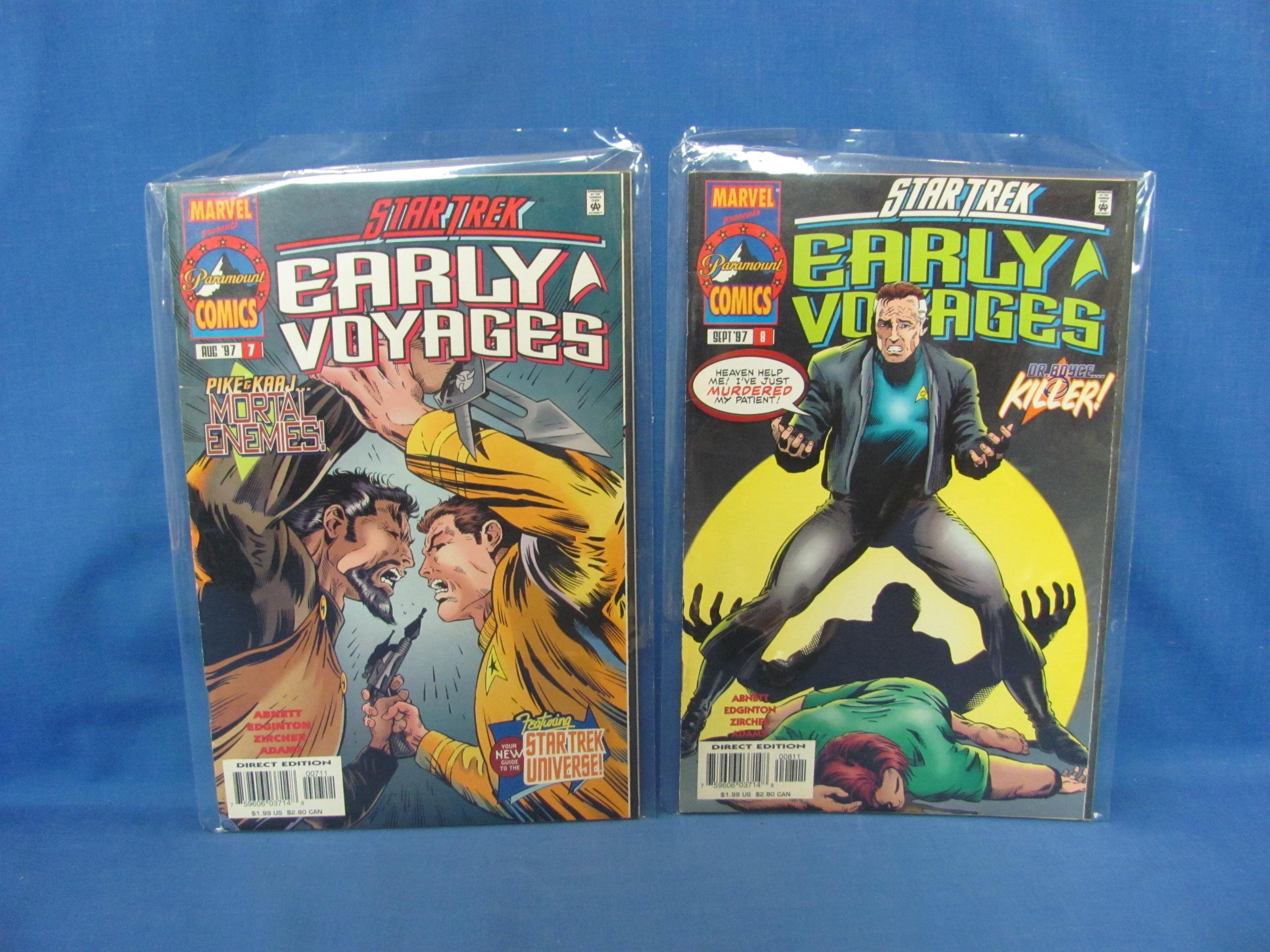 Marvel Star Trek Early Voyages Comic Books (17) – 1997-1998 – Issues 1-17